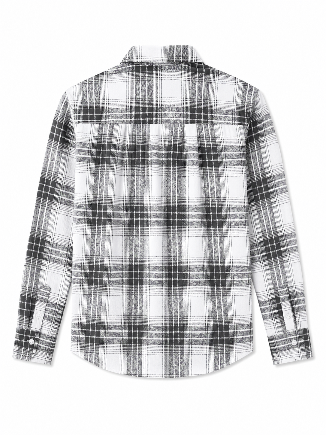 Monochrome Plaid Shirt