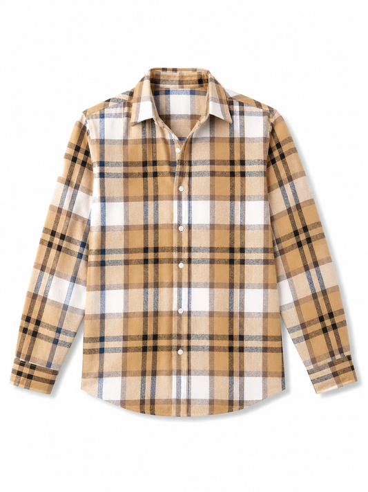 Sandstone Plaid Shirt