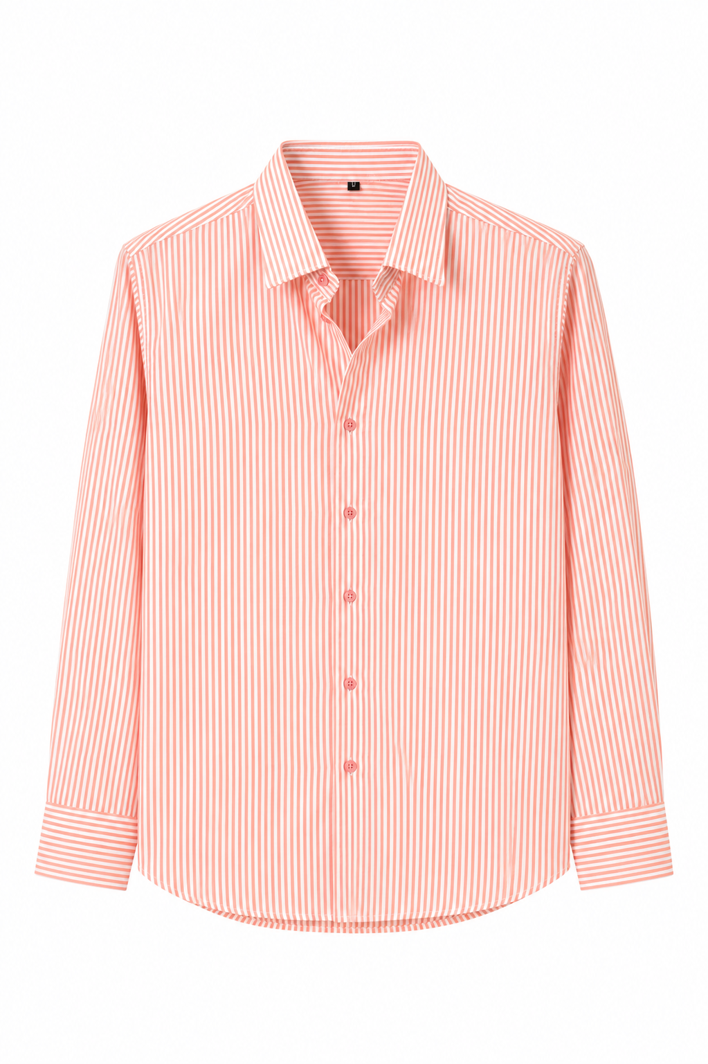 Men's Pink Stripe Regular Fit Shirt